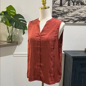 Philosophy Terracotta Sleeveless Blouse